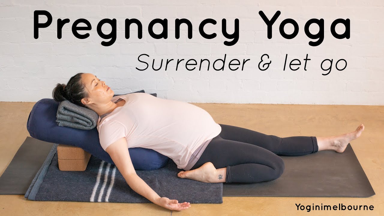 Pregnancy yoga ~ surrender & let go, 20min, hips