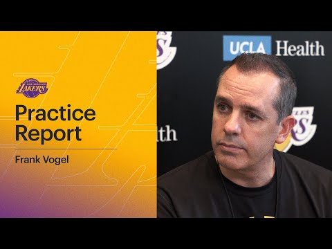 Frank Vogel discusses the starting lineup and provides updates on Trevor Ariza & Kendrick Nunn