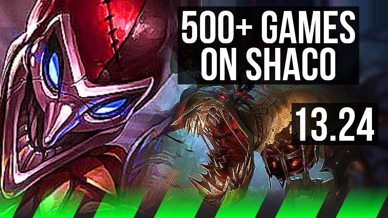 SHACO vs FIDDLE (JNG) | 13/2/8, 500+ games, Dominating | NA Master | 13.24