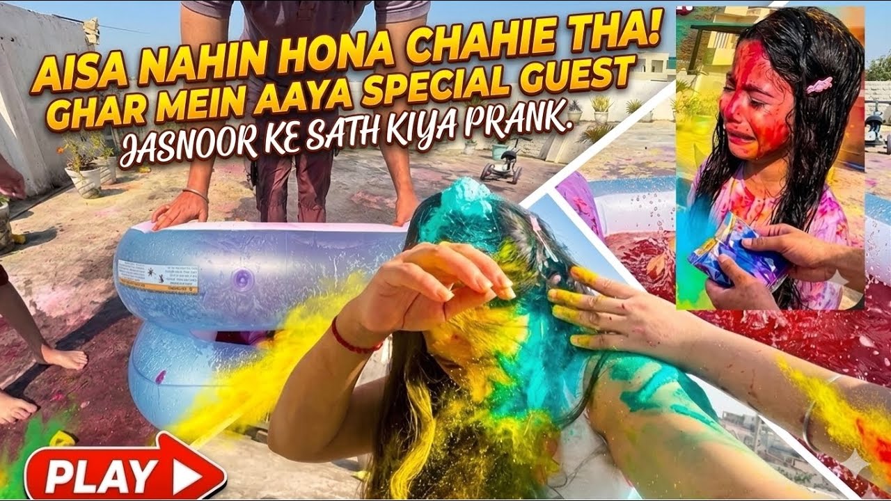 AISA NAHIN HONA CHAHIE THA! 😱 Special Guest 🫣Prank on Jasnoor! || Chilli Couple 