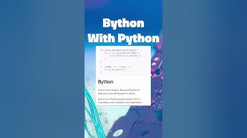 Bython With Python #shorts