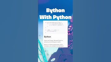 Bython With Python #shorts
