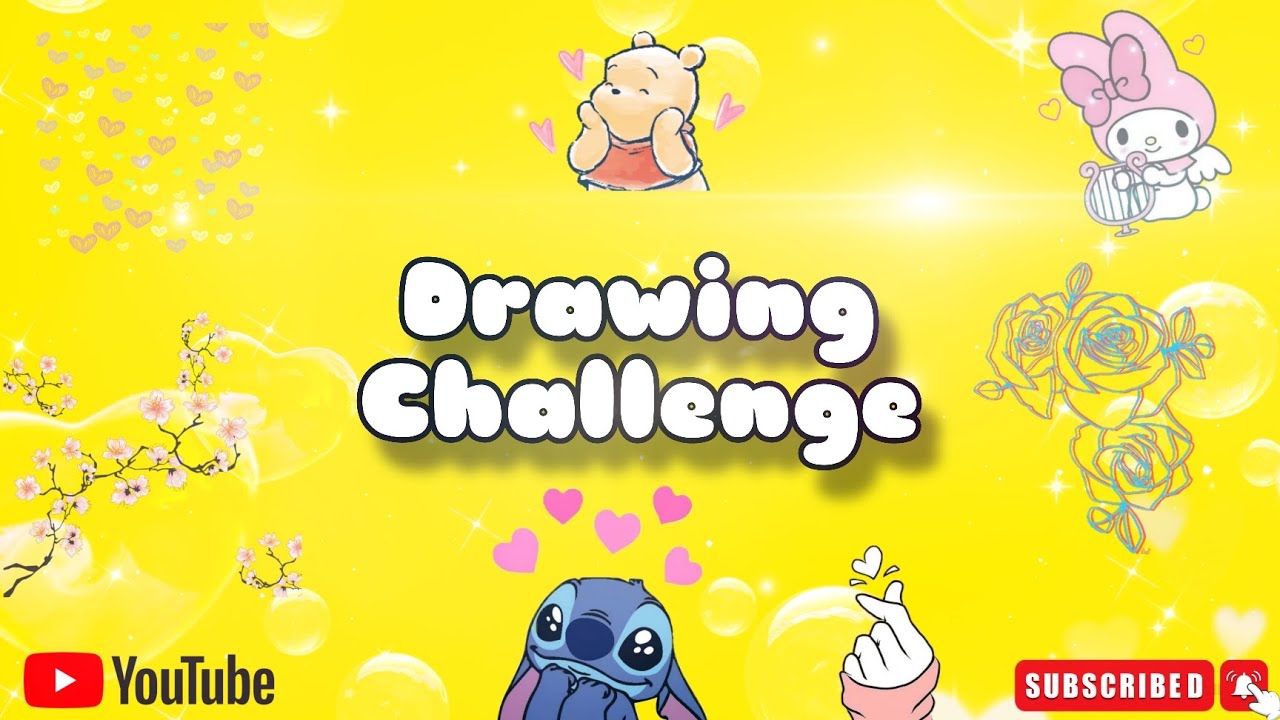 Drawing Challenge with my brother my third video face I reveal 😄