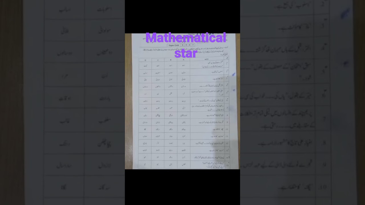 9th class sahiwal board mcqs 2023 group 1 || 9th class urdu paper 2023 group 1 || 