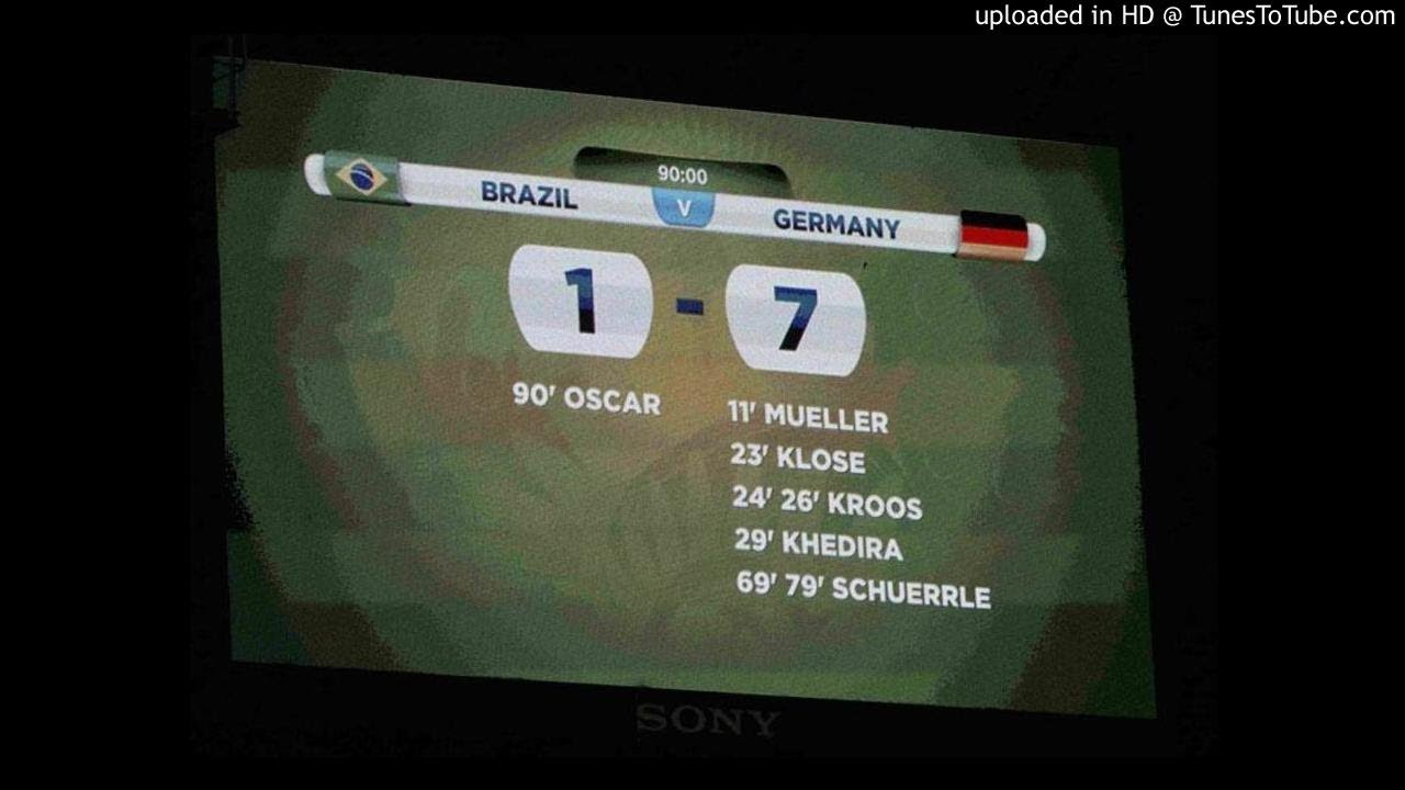 Audio Cadena COPE. Brasil 1 - Alemania 7 / Audio Medley Spain Radio Germany Brazil Manolo Lama