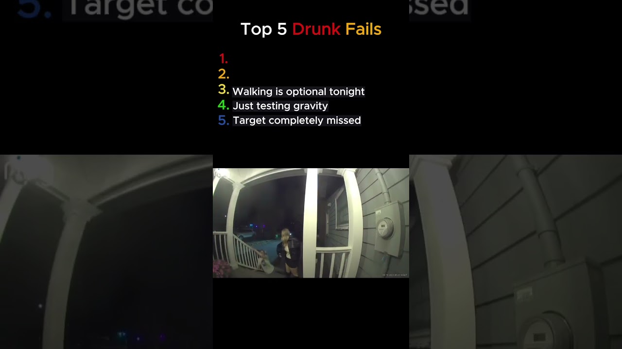 Top 5 Drunk Fails That Went Too Far 🍻😂  