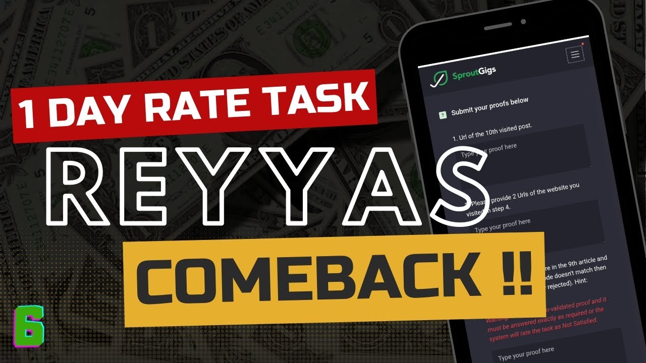 TUTORIAL TUGAS CODE 1 DAY RATE SPROUTGIGS PEMULA (PART 6) SPROUT GIGS