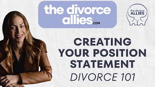 Your Words, Your Power: Build a Divorce Position Statement to Anchor the Deal (Financial Mediation)