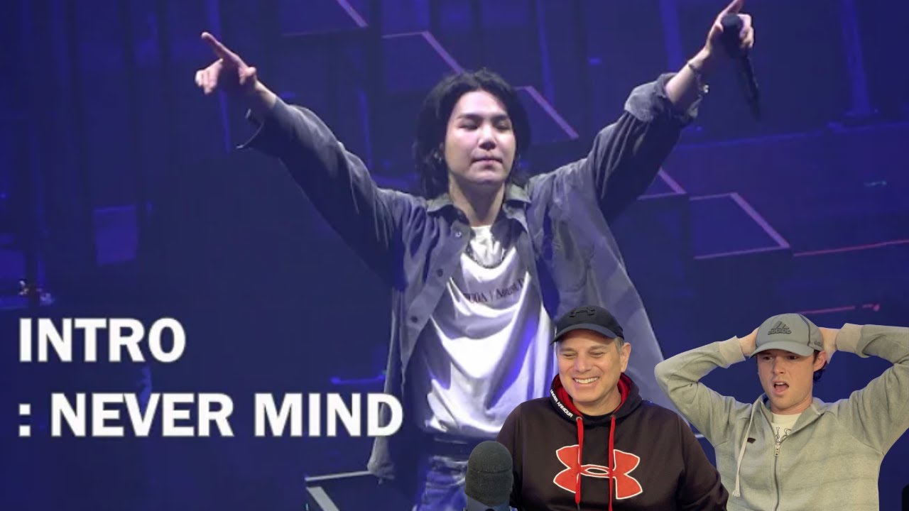 Two Rock Fans REACT to SUGA NEVER MIND LIVE