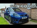 Splitting and Spraying Fiesta MK6 Headlights!! Ft. FF04ORD!