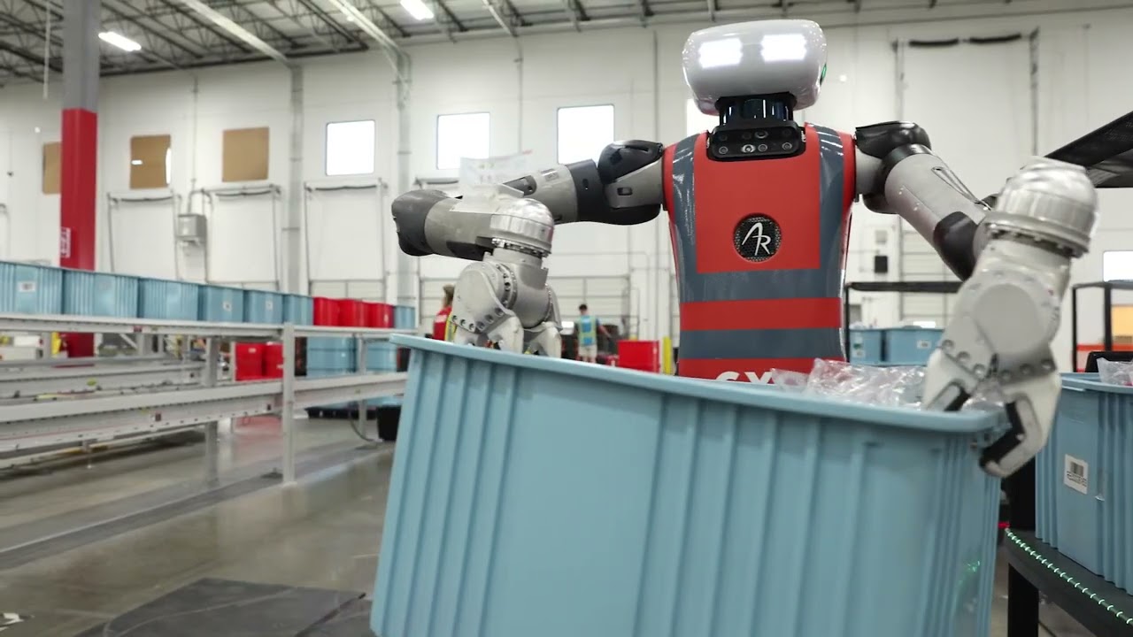 Meet GXO s Humanoid Robot Warehouse Workers - YouTube