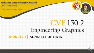 [CVE150.2 | Engineering Graphics] Module 3: Alphabet of Lines