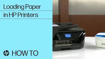 Loading Paper in HP Printers | HP Printers | HP Support