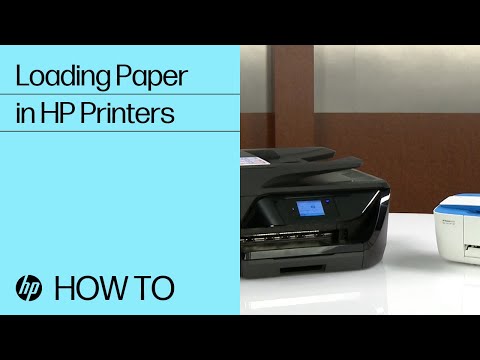Video: How To Load Paper Into The Printer
