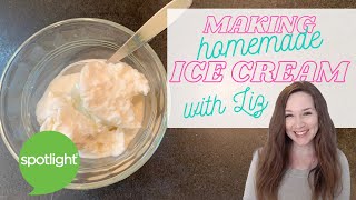 Making Homemade Ice Cream with Liz Waid | Easy Way to Make Ice Cream | Practice English Recipe Words screenshot 1