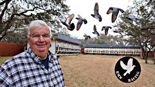 Racing Pigeon Fancier Bill Miller of Bulverde Texas USA