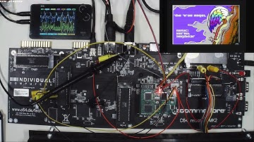 C64 Hardware - 2 FPGASIDs on a reloaded mk2 playing a 3 SID demo "Tree Angel"