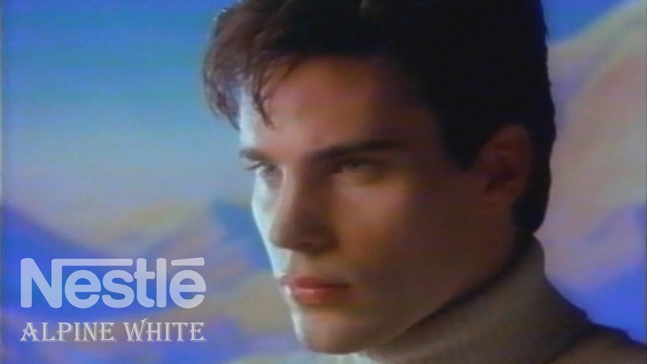 Nestlé Alpine White "Sweet Dreams" Commercial 1986 Maxfield Parrish