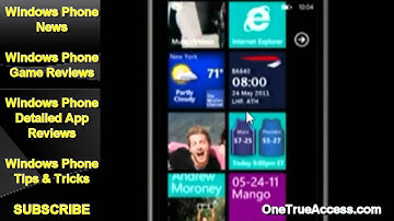 Windows Phone MANGO New Animation on Peoples Hub Tile