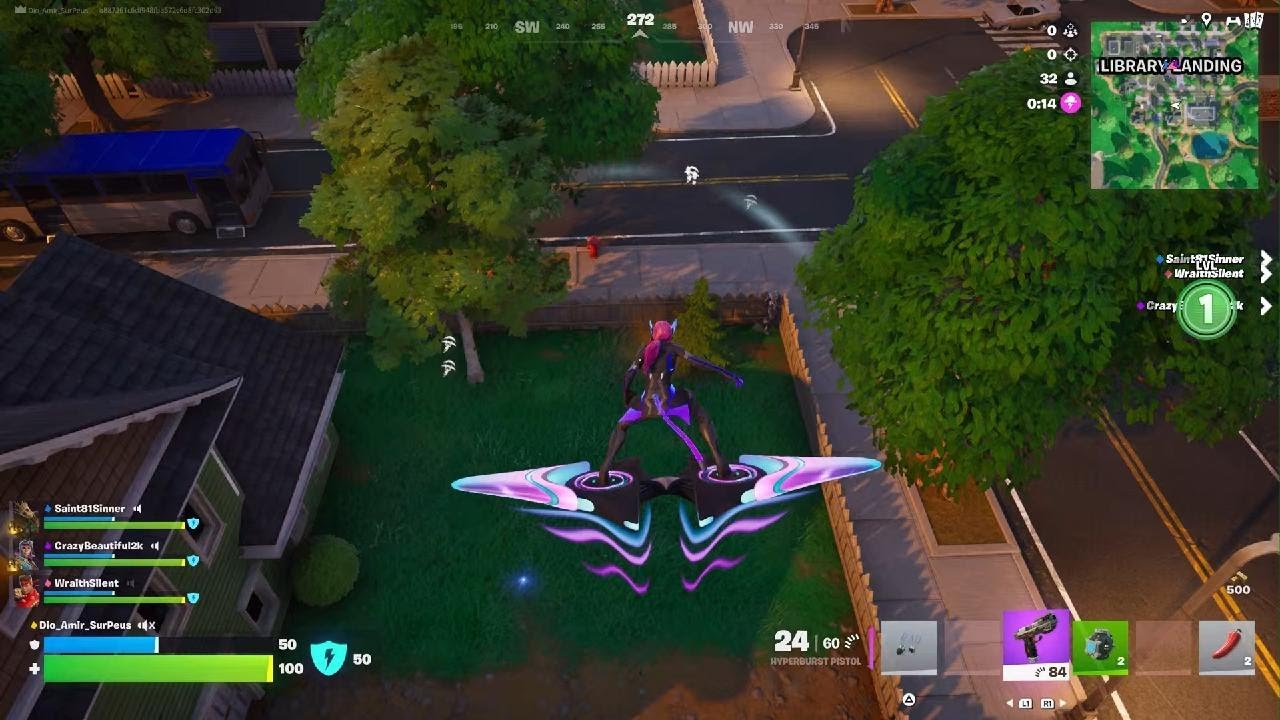 Fortnite BLITZ ROYALE Squad "Crazybeautiful, Saint"