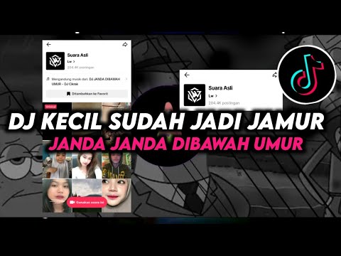DJ KECIL KECIL SUDAH JADI JAMUR JANDA JANDA DIBAWAH UMUR SOUND LW DJ TIKTOK 2023 TERBARU!!!