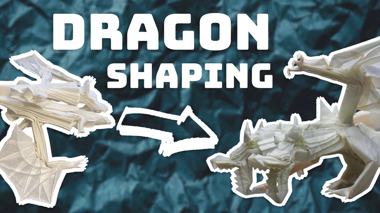 Origami Two Headed Dragon Tutorial | Dry Shaping