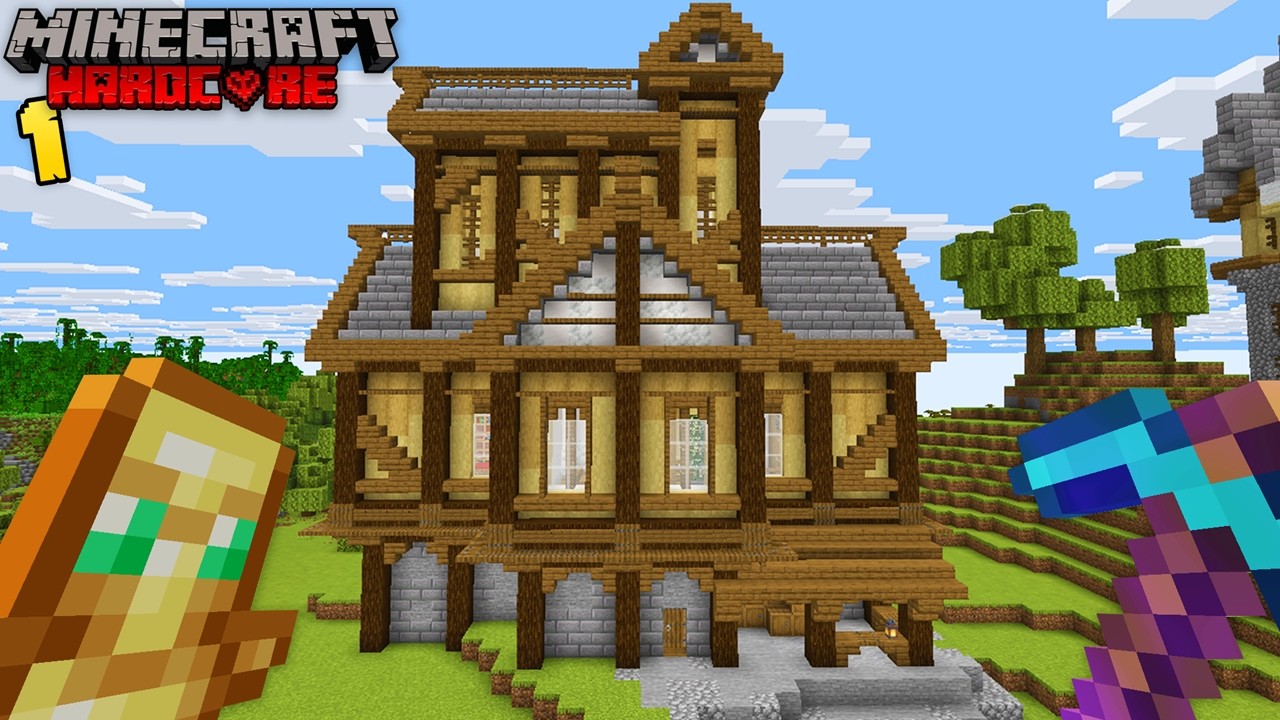 ЛУЧШЕЕ НАЧАЛО моего Minecraft FOREVER WORLD!