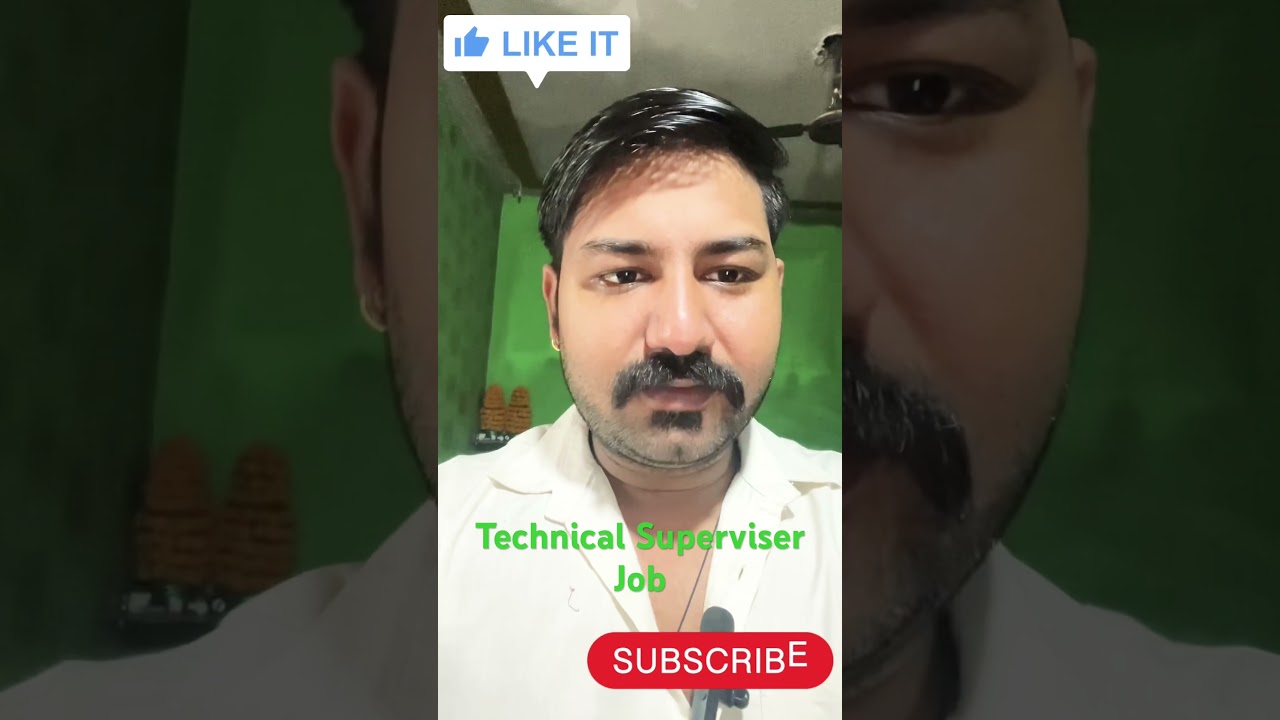 Technical Supervisor in Noida job vacancy \