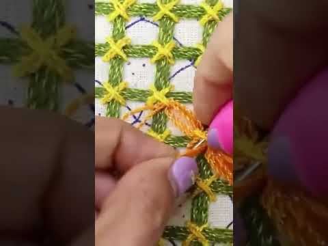 Bordado fantasía #bordandoarte #embroidery #stitching #bordadofantasia #bordar #bordadoamano