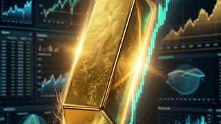 Free Stock Video: Cinematic Gold & Digital Finance Data Loop | Vertical Background (4K)