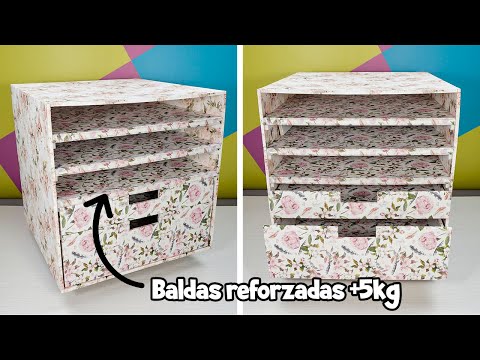 DESK ORGANIZER with REINFORCED SHELVES