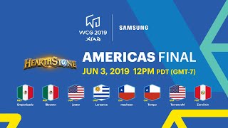 [ENG] WCG 2019 Xi'an - Hearthstone Americas Final (2019-06-03)