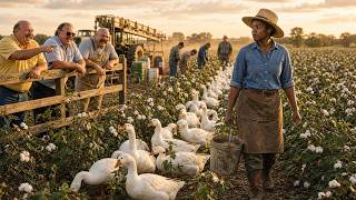 They Laughed When She Put 200 Geese in Her Cotton Field — Until the Bollworm Crisis Hit