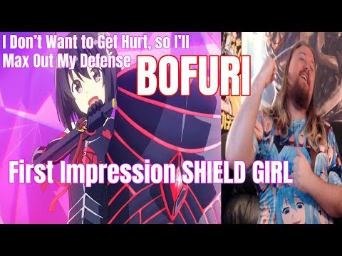 BOFURI: I Don’t Want to Get Hurt Episode 1 Live Reaction First Impression Shield Girl
