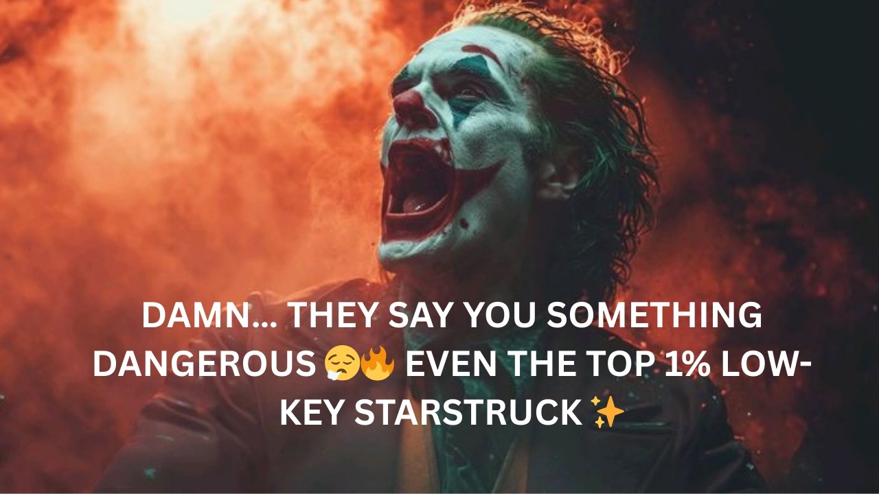 DAMN… THEY SAY YOU SOMETHING DANGEROUS 😮‍💨🔥 EVEN THE TOP 1% LOW-KEY STARSTRUCK ✨