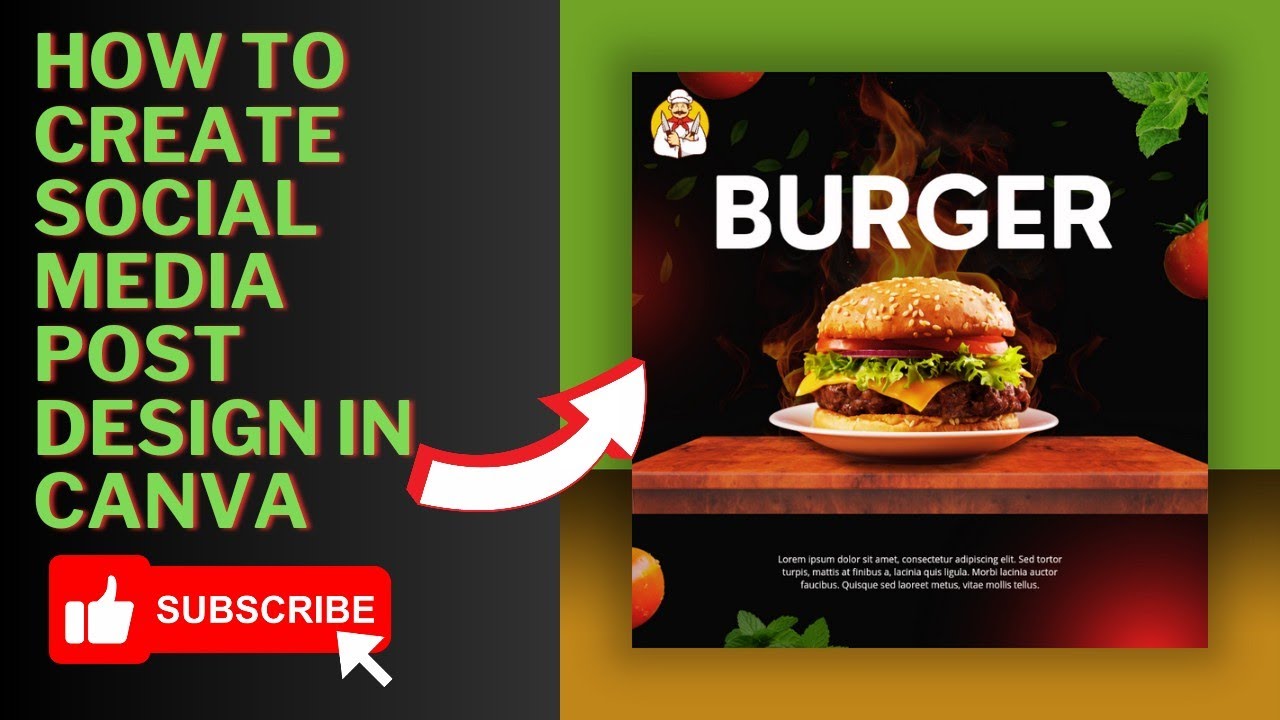Sample Tutorial Post Image How to create a social media post in canva/canva for beginners/canva ...