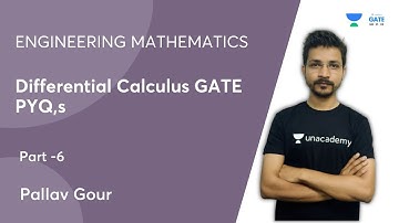 Differential Calculus GATE PYQ,s -6  | GATE 2022 | Engineering Mathematics 2.0