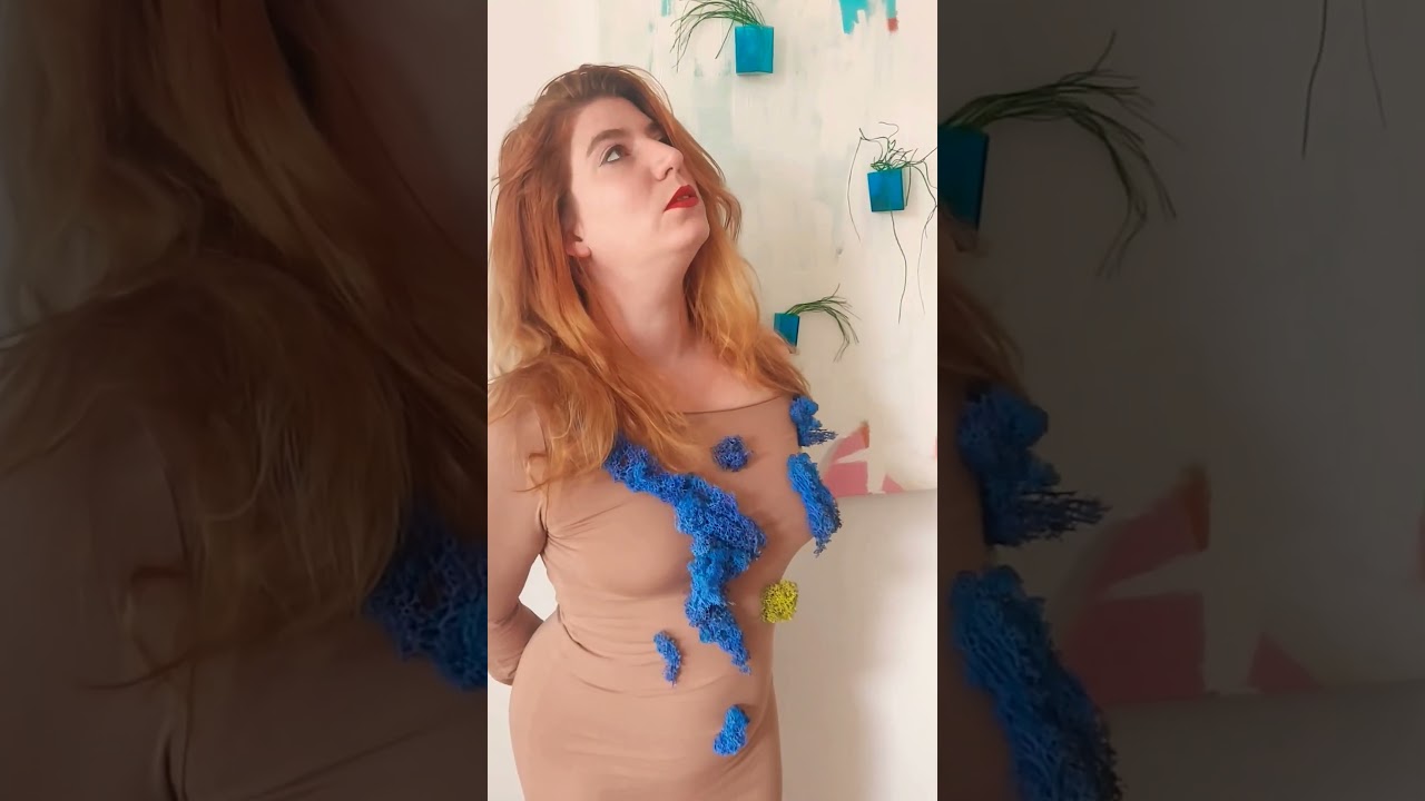 HONEVO DESIGN NAKANAWA BLUE GARDEN BIOROMANTIC DRESS 