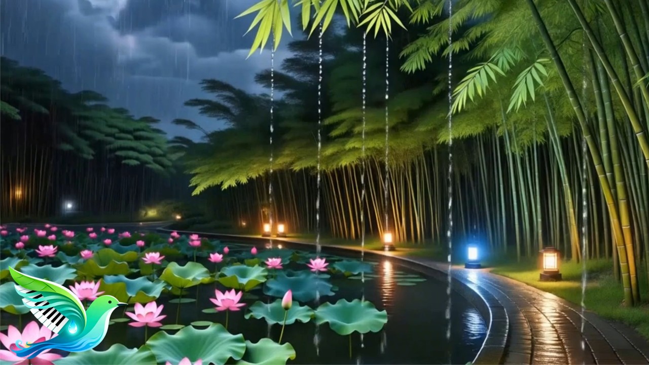 Beautiful Piano Music with Rain Humming Ambience 🌧️ guiding You Toward Calm Rest – Inner Healing
