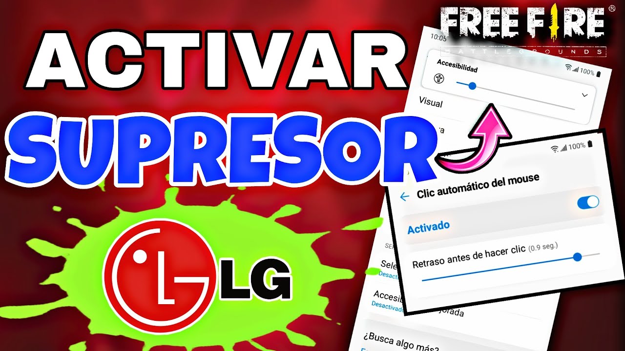 Activa el Supresor en LG /SUPRESOR en Celulares LG FREE FIRE//Cual es el Supresor en Android LG