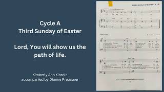 PSALM THIRD SUNDAY OF EASTER CYCLE A (GUIMONT)