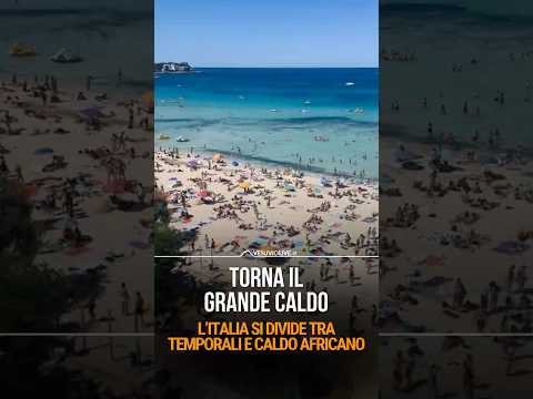 Video Fine agosto con 45 gradi, lItalia spaccata in due dal meteo record