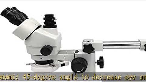 SWIFT S7 7X-45X Trinocular Stereo Microscope with Wide-Field 10X Eyepieces,0.7X-4.5X Zoom Objective