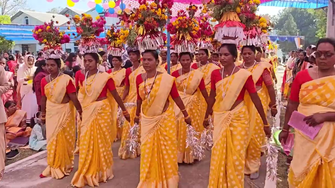 प्रवेश नाच ll रोजरी की महारानी महागिरजाघर कुनकुरी जुबली  वर्ष 28 दिसंबर 2025 