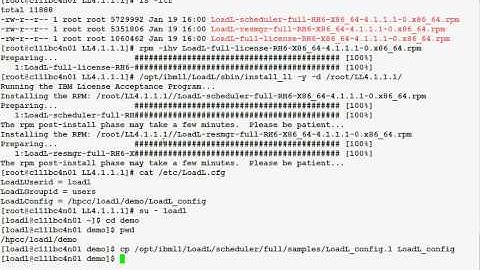 Installation and Configuration of TWS LoadLeveler 4.1.1