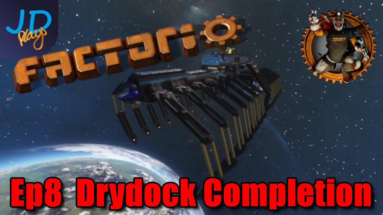 Завершение 8-го эпизода «Сухой док» ⚙️ Factorio SubX ⚙️ Геймплей, давайте поиграем