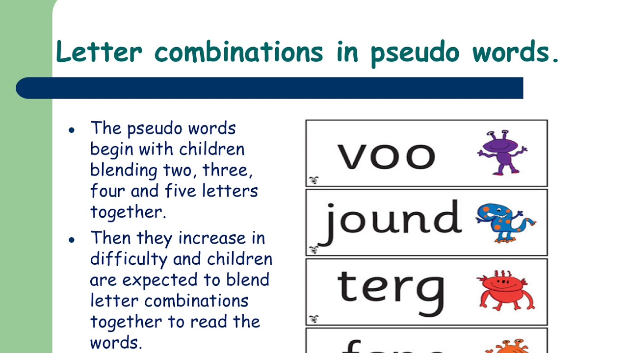 primarygames Phonic Screening Information for Parents 2018