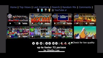 up to faster 72 parison