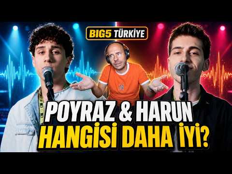 Big5 Turkey Men's Pre-Season: POYRAZ & HARUN Vocal Analysis 🎤🔥