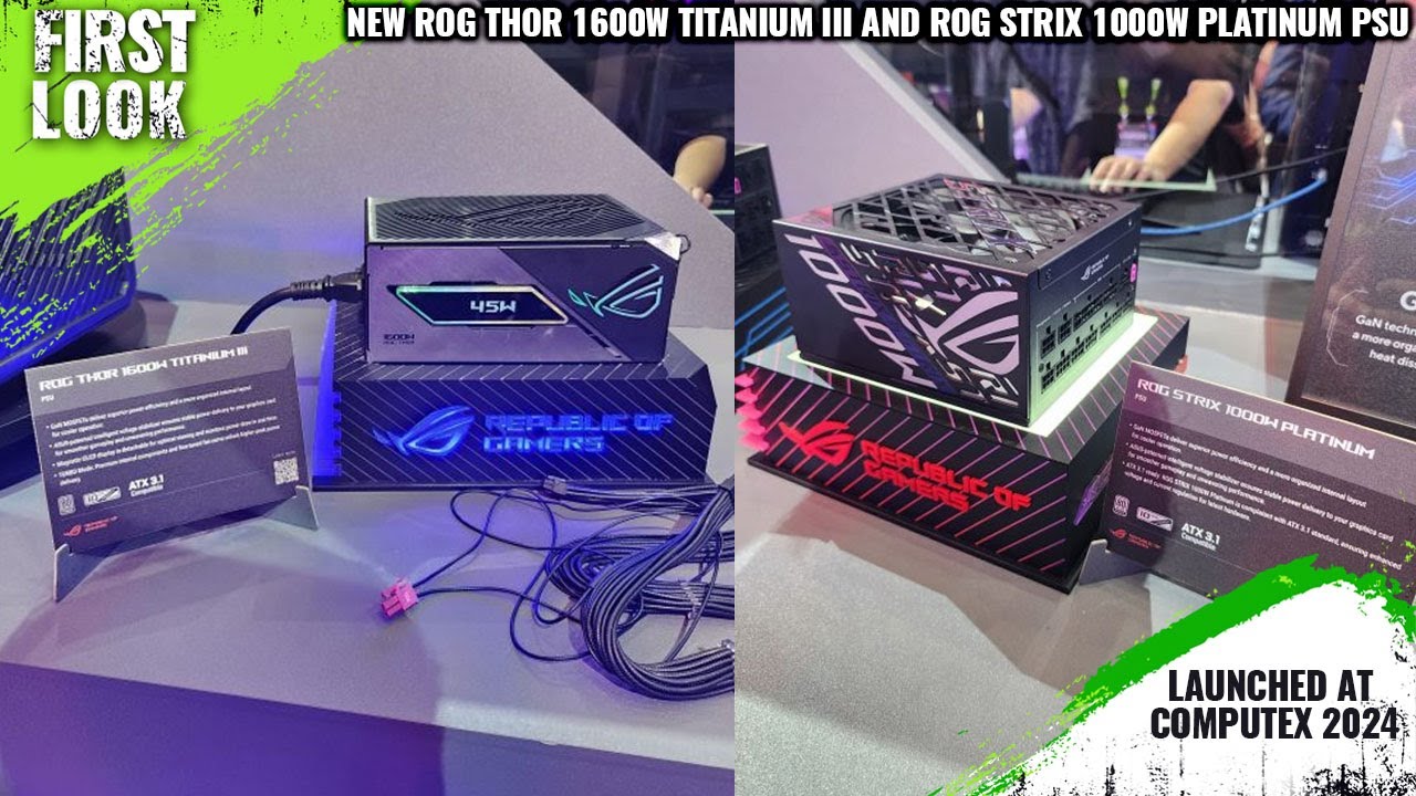 Nguồn máy tính ASUS ROG Thor 1600W Titanium III EVO